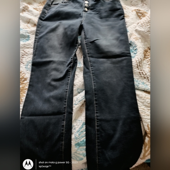 Old Navy Dark Blue Rockstar Jeans - Picture 6 of 16